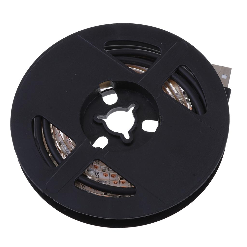 Background Light 5V USB Powered LED Strip Light TV Backlight Kit 1M red