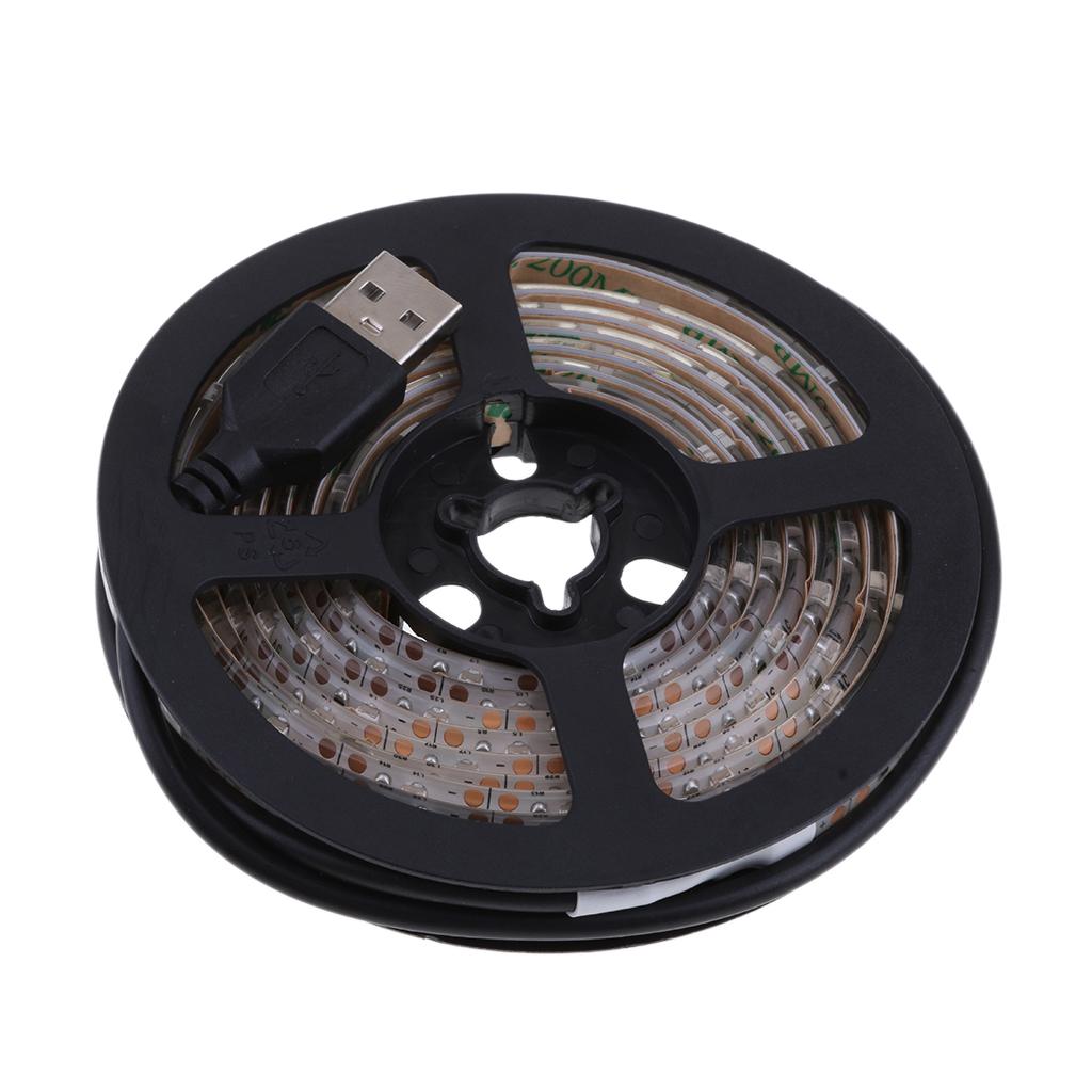 Background Light 5V USB Powered LED Strip Light TV Backlight Kit 2M blue