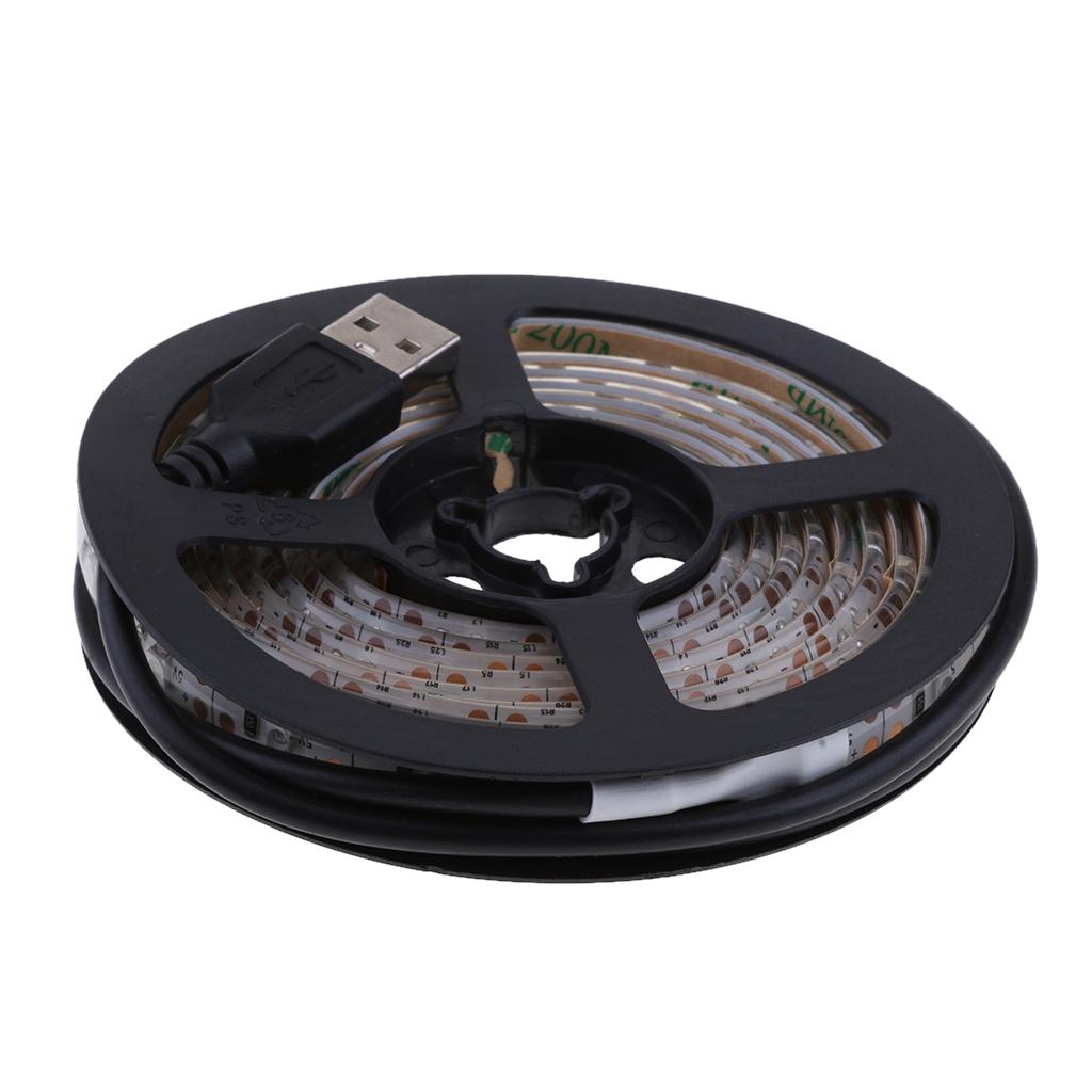 Background Light 5V USB Powered LED Strip Light TV Backlight Kit 2M blue