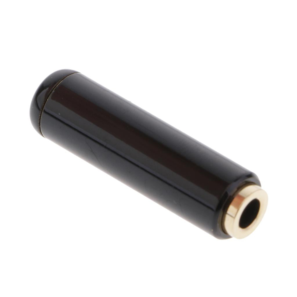 3.5mm 1/8 TRRS 4 Pole Female Plug A/V Solder Connector  Black"