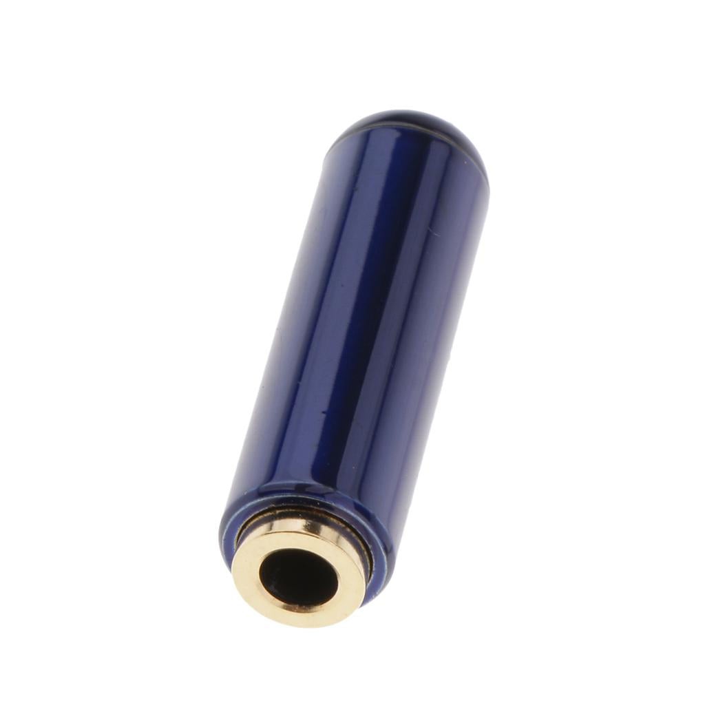 3.5mm 1/8 TRRS 4 Pole Female Plug A/V Solder Connector  Blue"