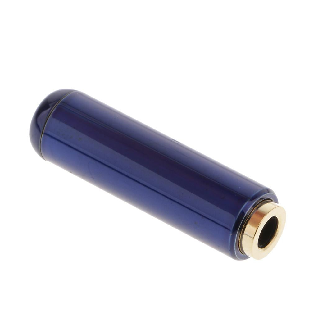 3.5mm 1/8 TRRS 4 Pole Female Plug A/V Solder Connector  Blue"