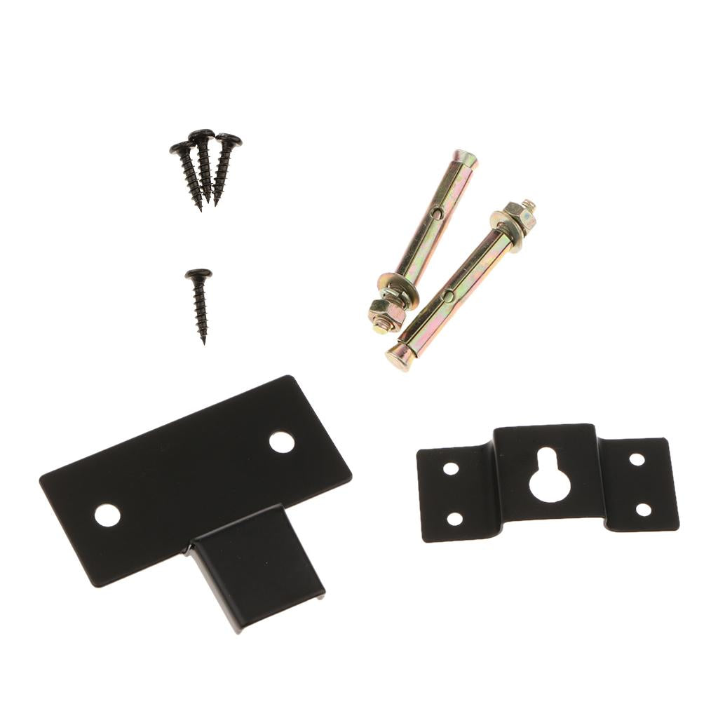 DIY Audio Sound Box Speaker Wall Mount Iron Hook Hanger Plate