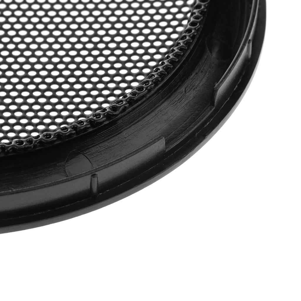 4 Inch Speaker Grills Cover Case for Speaker Mounting Home Audio DIY - 120mm Outer Diameter Black
