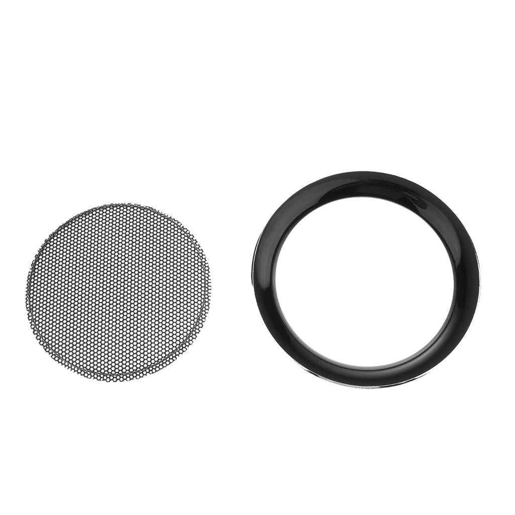 4 Inch Speaker Grills Cover Case for Speaker Mounting Home Audio DIY - 120mm Outer Diameter Black