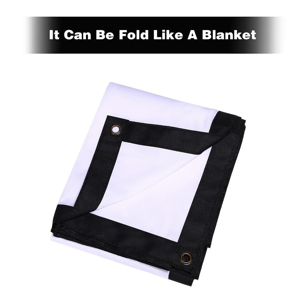 Soft Projector Screen Film Home Cinema  Movie Screen Projection 72inch