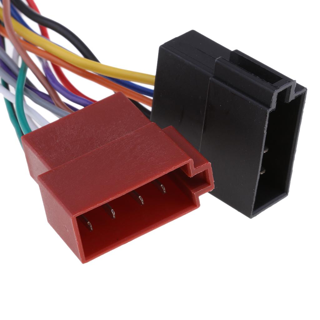 2x16Pin ISO(Female)Radio Receiver Replacement Wire Harness Cable for Pioneer
