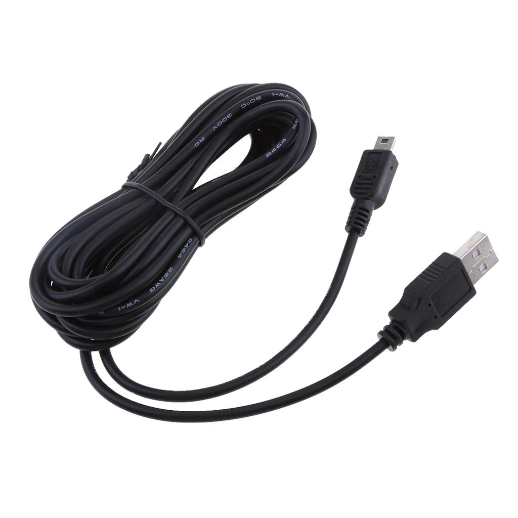 3x5V 2A Mini USB Charger Cable Direct Head Plug DVR GPS Charging Cable