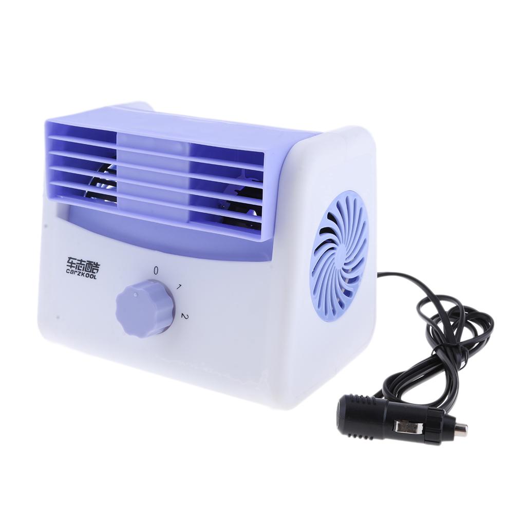 Mini Automobile Mute Vaneless Cooling Fan Speed Turbofan for 12V/24V Car 24V