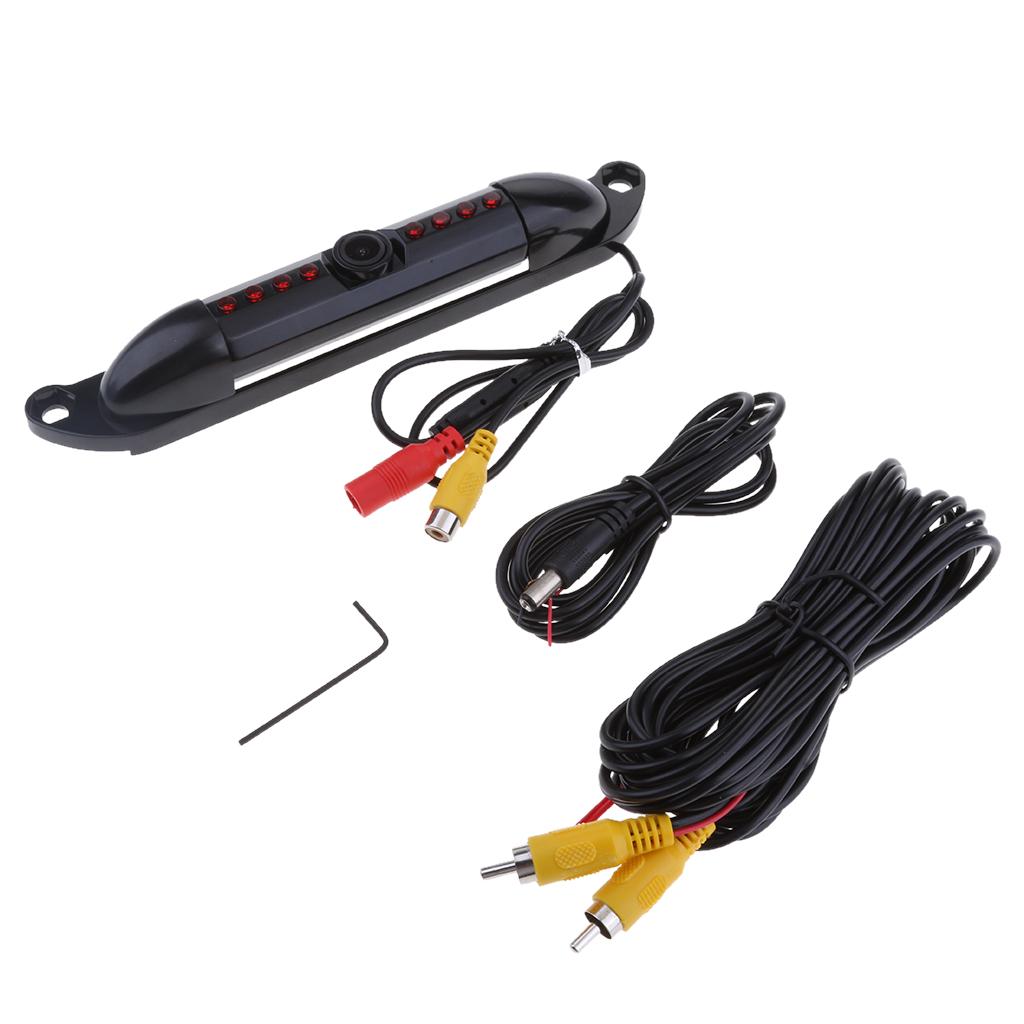License Plate Frame Backup Camera Night Vision Rearview Camera Black