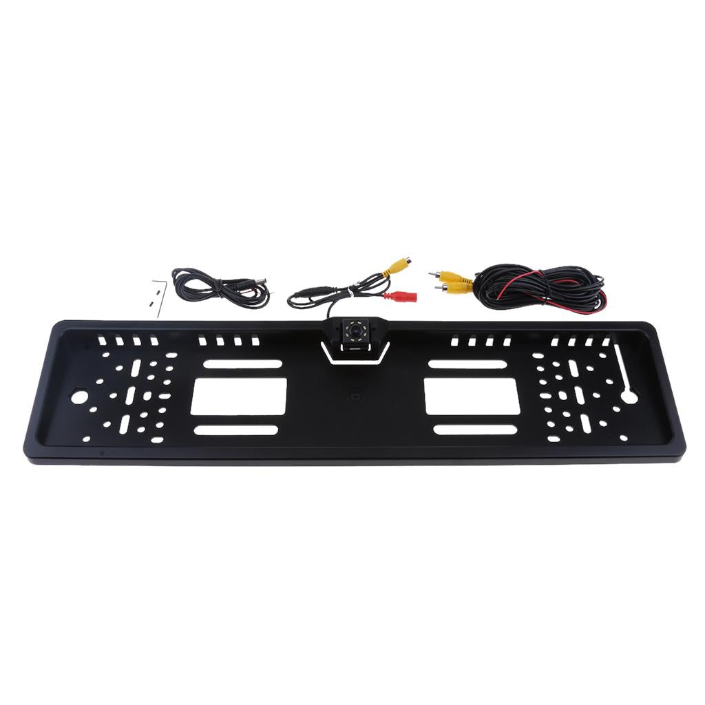 170 Degrees EU License Frame Backup Camera Rearview Camera Night Vision 8LED