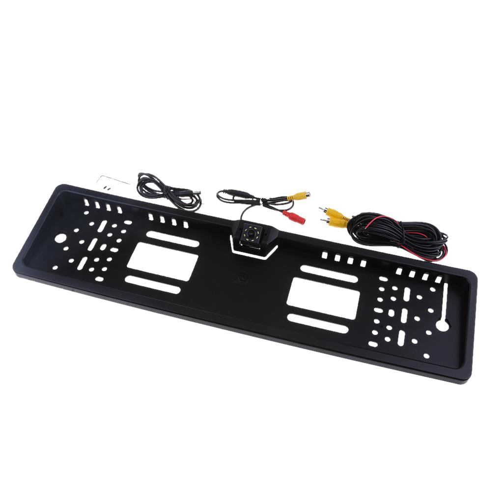 170 Degrees EU License Frame Backup Camera Rearview Camera Night Vision 8LED