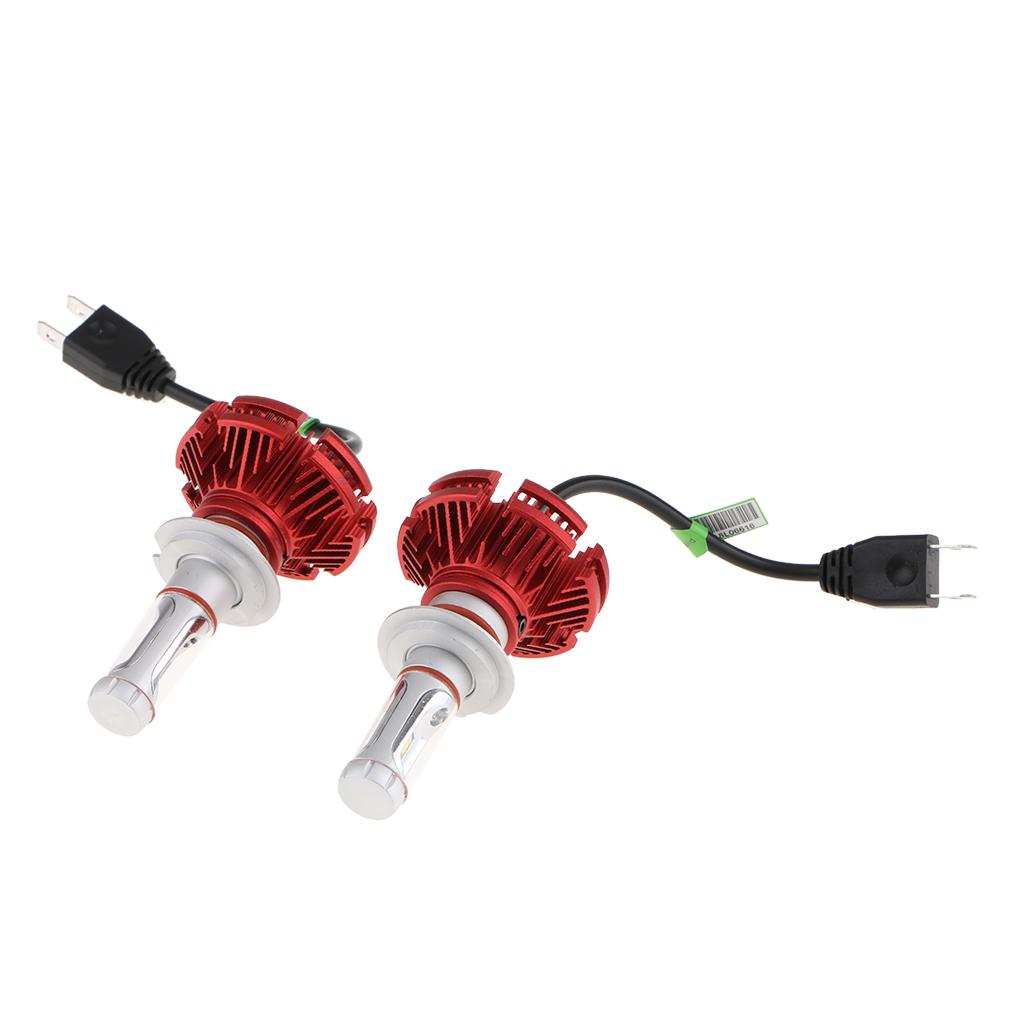 White H7 50W LED Light Headlight Bulb High Beam for Car LED headlight Red