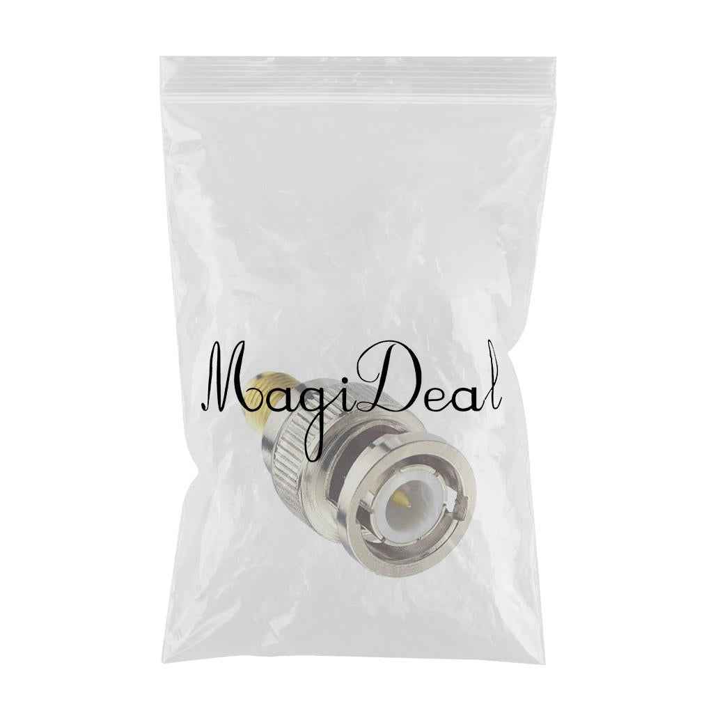 SMA Female to BNC Male RF Coax Coaxial Adapter Converter Connector Jack Plug