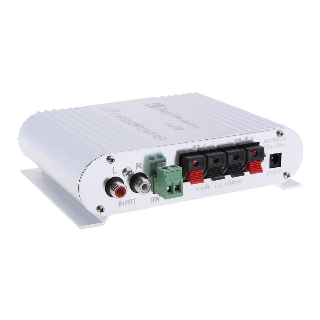 Car Amplifier 2.1 Channel DC 12V Subwoofer DIY Cars Powerful Auto Computer 