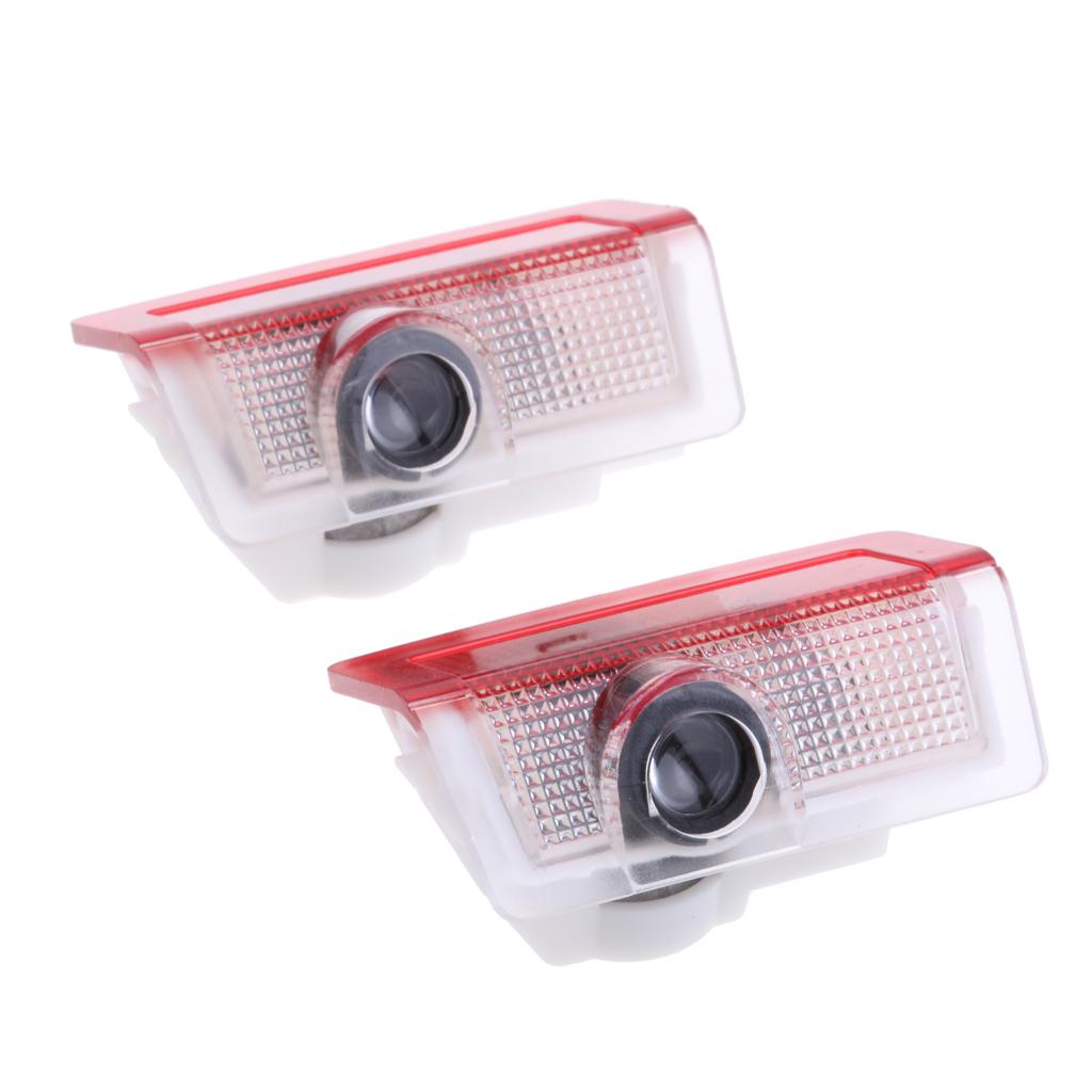 2 Pcs Car Door Led Welcome Projector Light Lamp For