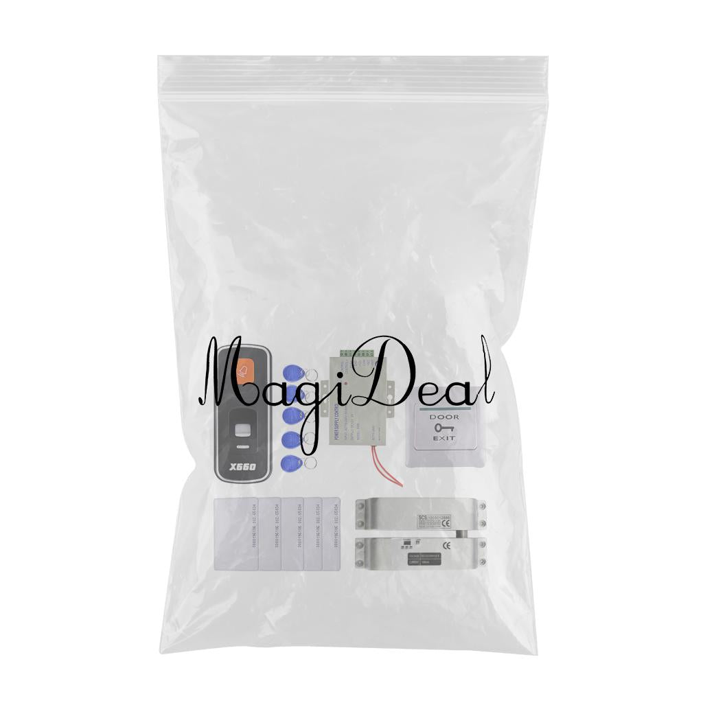 Fingerprint RFID ID Card Reader Door Access Control System Kit+10Key Card