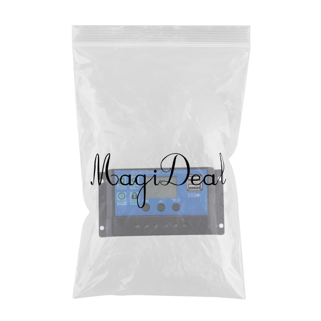 30A Solar Panel Charger Controller LED Lamp Water Pump Energy Save 12V/24V 
