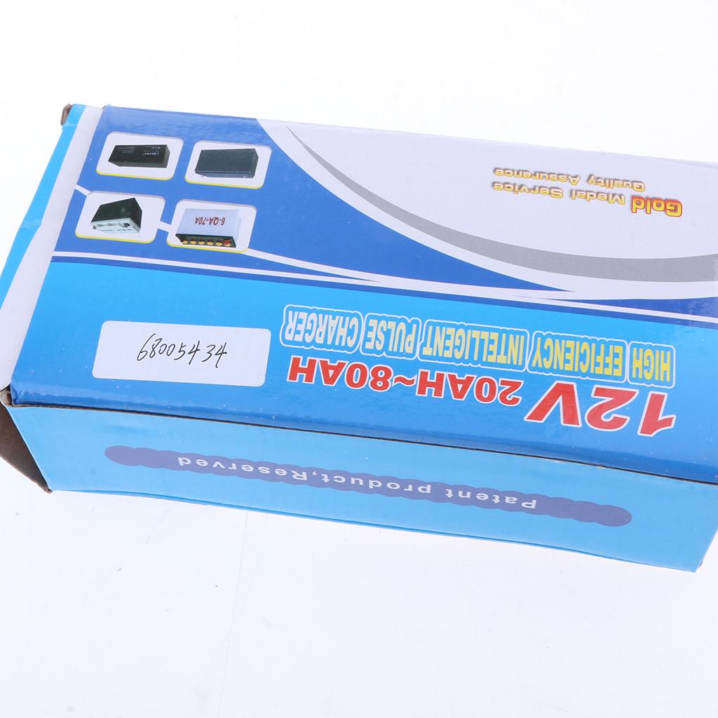 Car Motorcycle Battery Charger 12V 6A Adapter Power Supply Input220V UK Plug