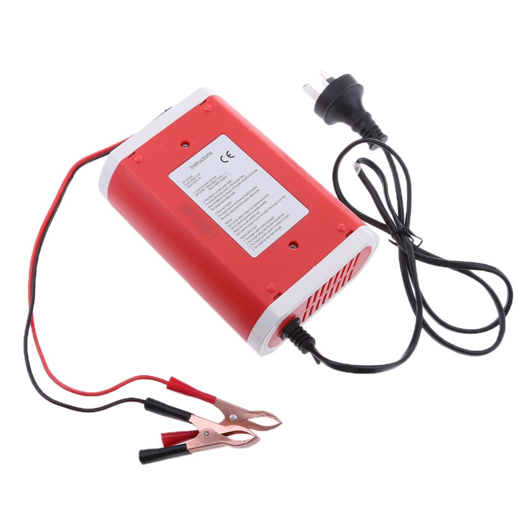 12V 6A Smart Intelligent Pulse Battery Charger/Repair LCD for Motorcycle AU