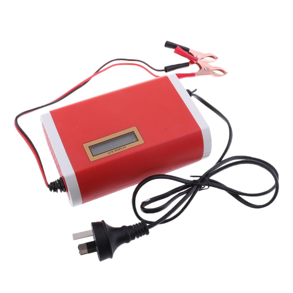 12V 6A Smart Intelligent Pulse Battery Charger/Repair LCD for Motorcycle AU