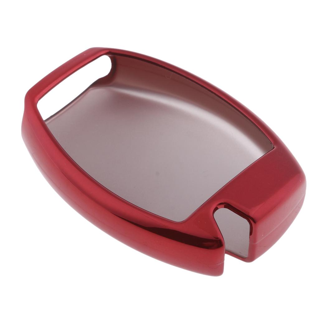 Keyless Remote Soft Key Fob Cover Case For Mercedes-Benz C/E/S/M/CLA red