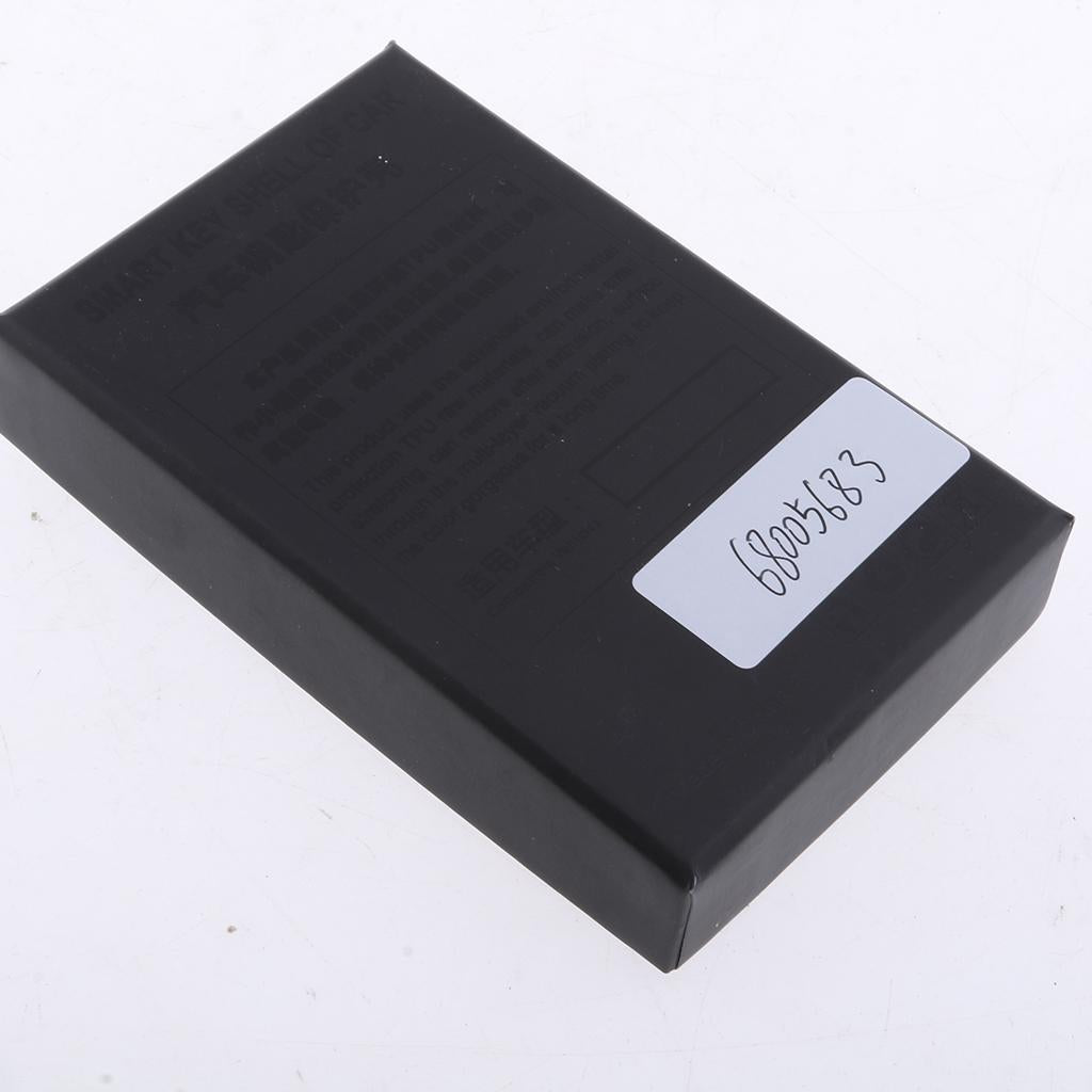 Keyless Remote Soft Key Fob Cover Case For Mercedes-Benz C/E/S/M/CLA silver