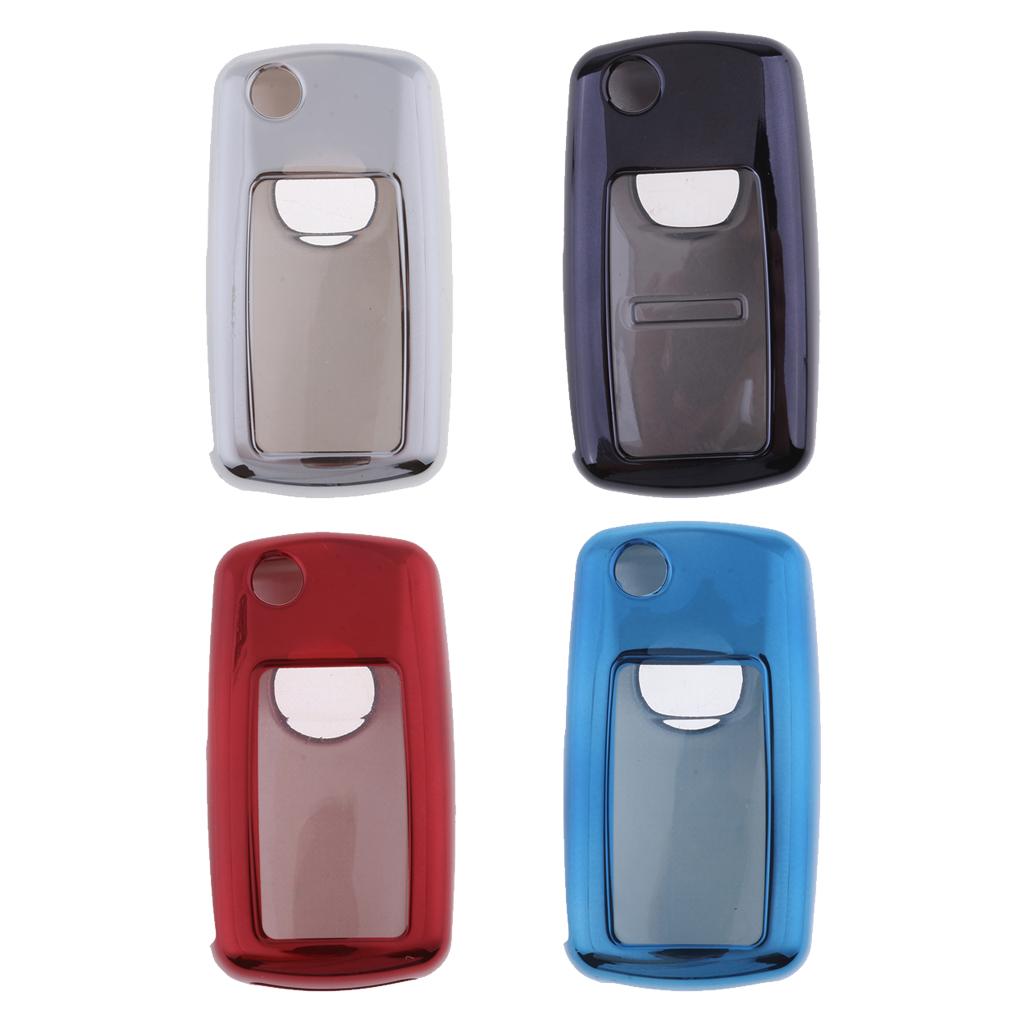 Keyless Remote Soft Key Fob Cover Case For Volkswagen Sagitar Golf 7 red