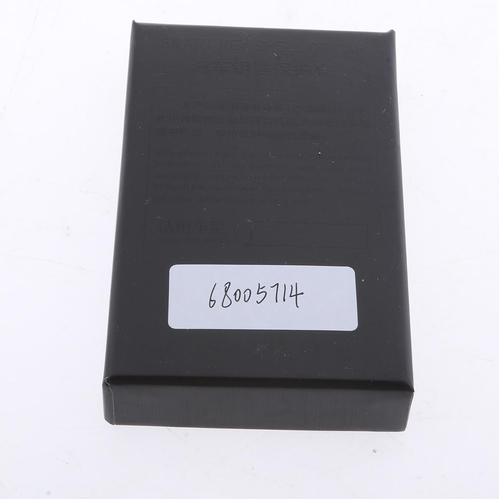 Keyless Remote Soft Key Fob Cover Case For jeep silver