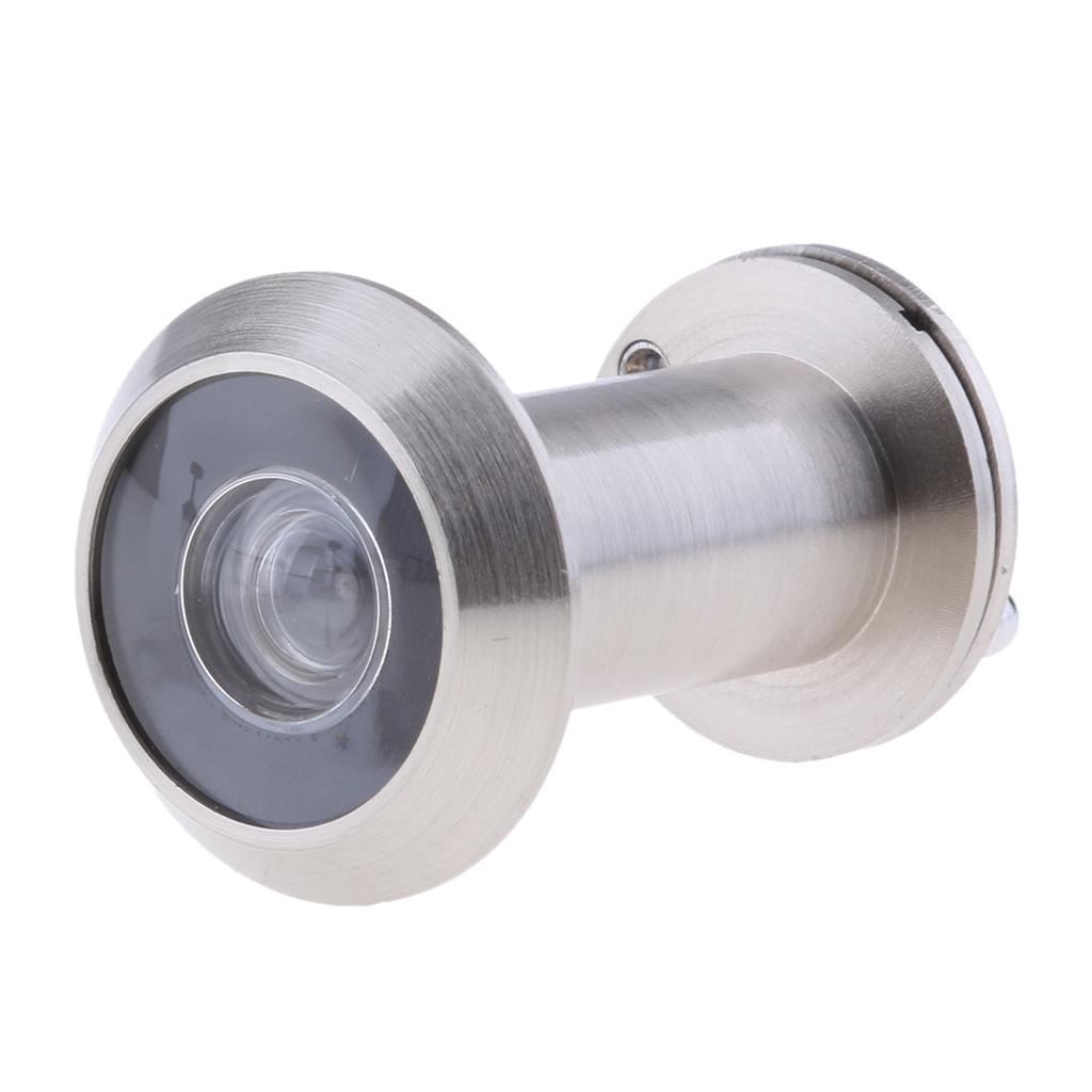 Entry Door Viewer Pure Copper HD 200 Wide Angle with Back Cover Silver