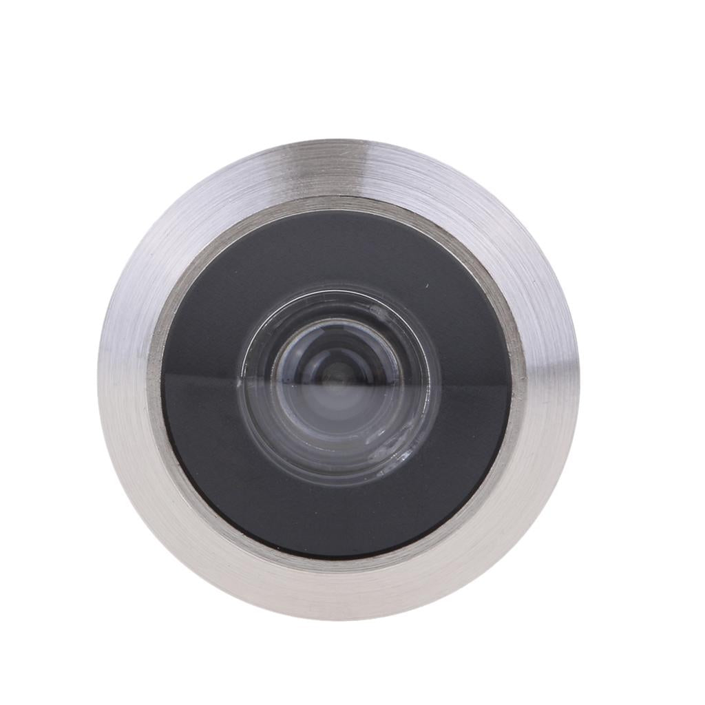 Entry Door Viewer Pure Copper HD 200 Wide Angle with Back Cover Silver