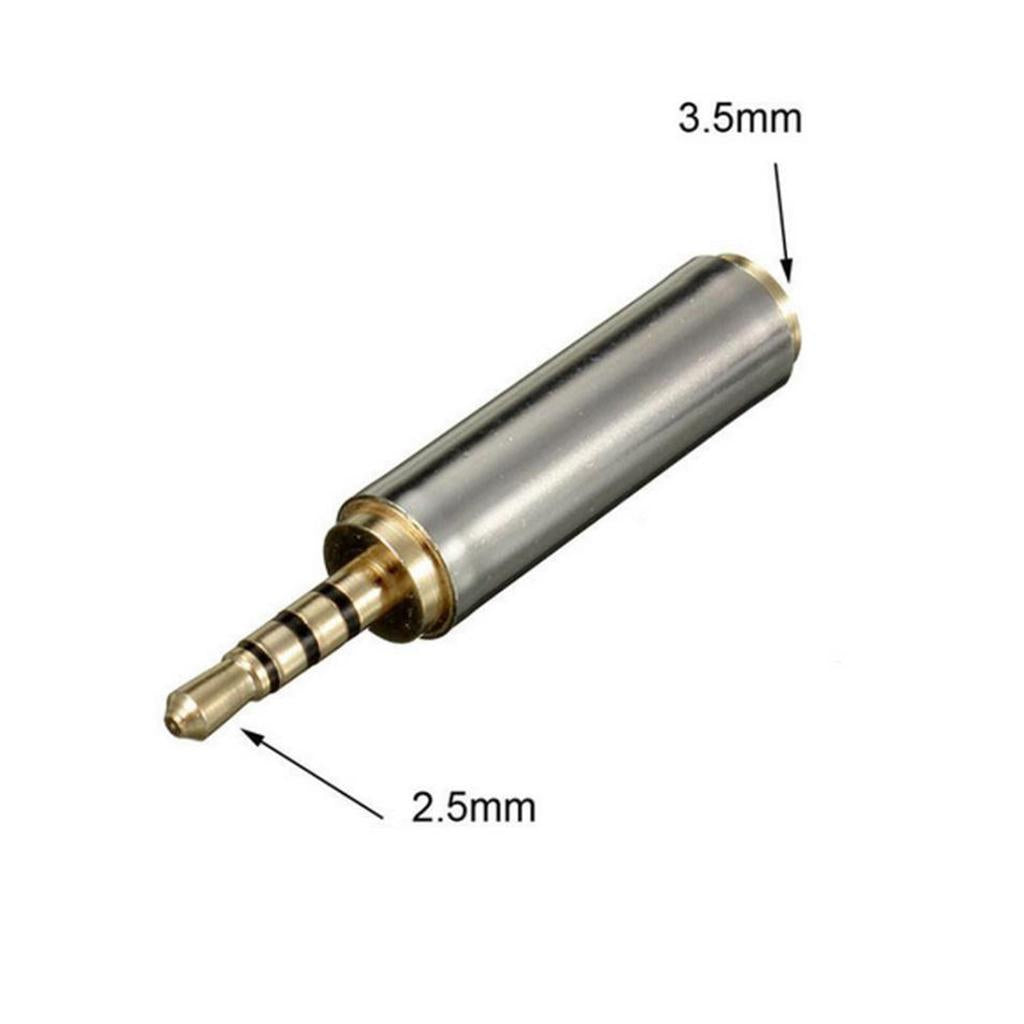 2x2.5mm Male to 3.5mm Female Adapter and 3.5mm Splitter Mic And Audio Cables