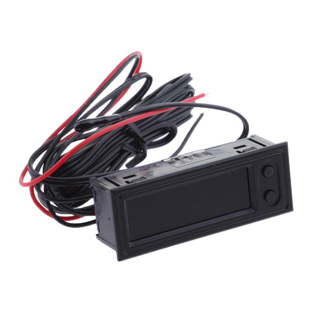 3 in 1 Car Auto Digital LED Time Voltmeter Thermometer Clock Module Red