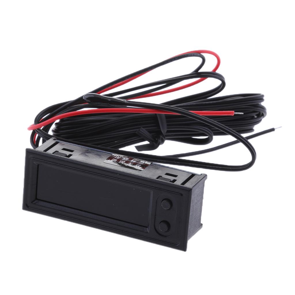 3 in 1 Car Auto Digital LED Time Voltmeter Thermometer Clock Module Red