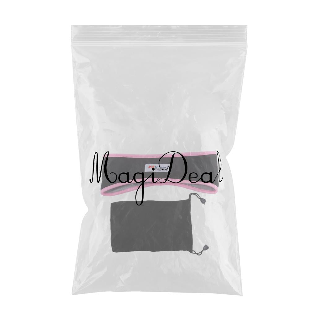 Comfortable Noise Cancelling Wired Sleep Headphones Eye Mask with Bag pink