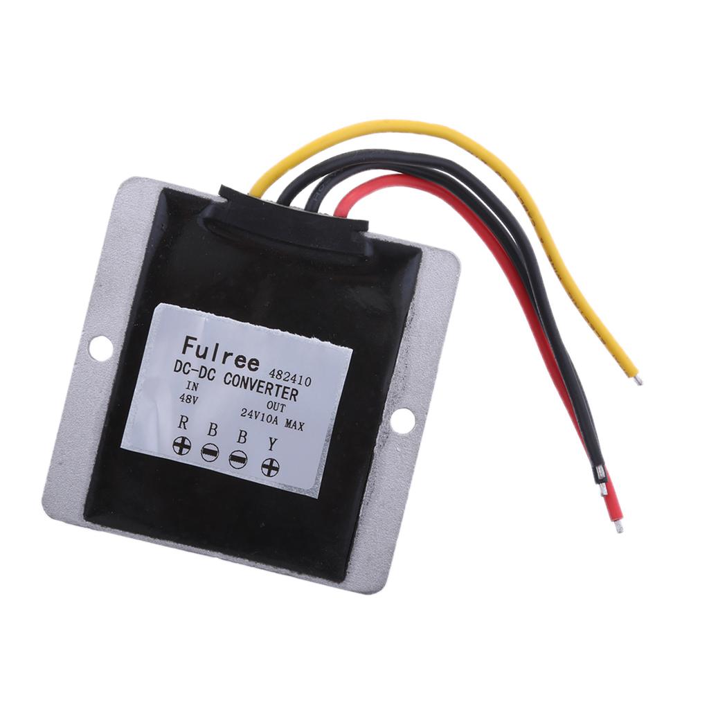 Waterproof DC/DC Converte 48V (30-60V)  to 24V/10A Power Module