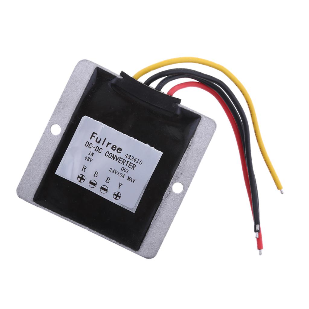 Waterproof DC/DC Converte 48V (30-60V)  to 24V/10A Power Module