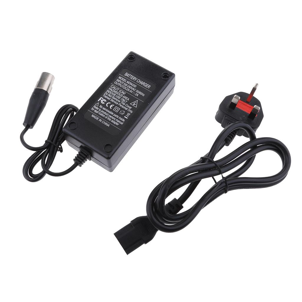 24v Intelligent 3-stage lead-acid Battery Charger for Electric bicycle UK