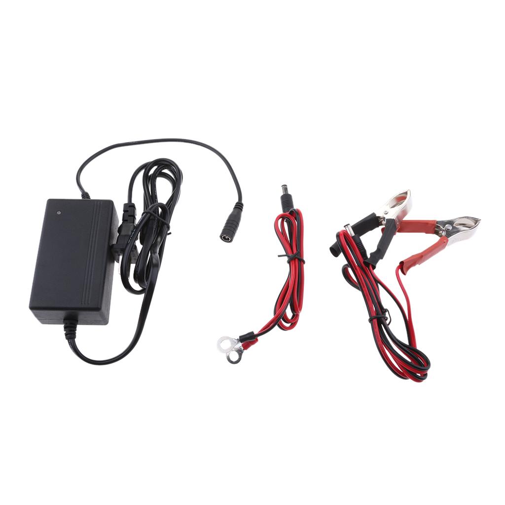 12V 1.5A Lead Acid Battery Charger For Toy Car Motorbike Quad Bike