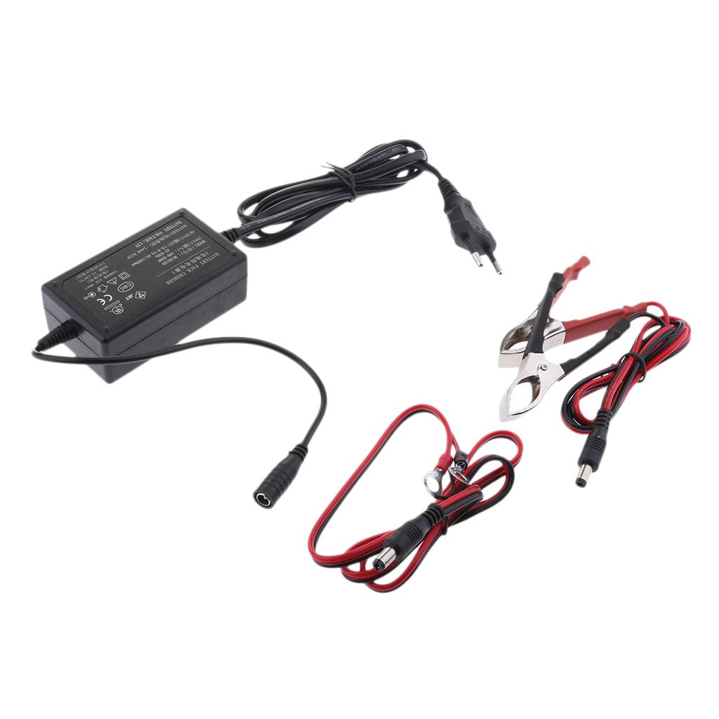 12V 1.5A Lead Acid Battery Charger For Toy Car Motorbike Quad Bike EU Plug