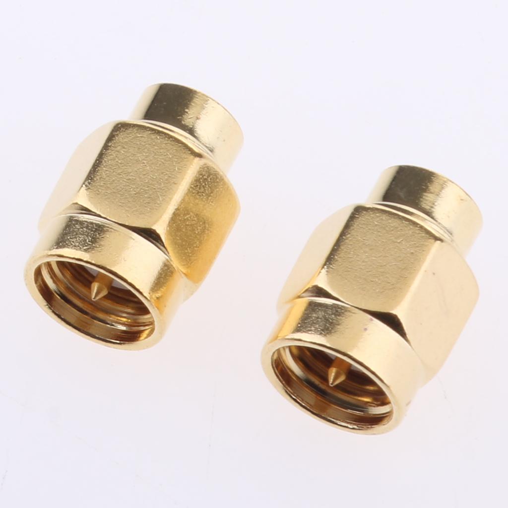 2x2Pieces SMA Male RF Coaxial Terminal   Dummy Load 2W 50ohm Gold Plated