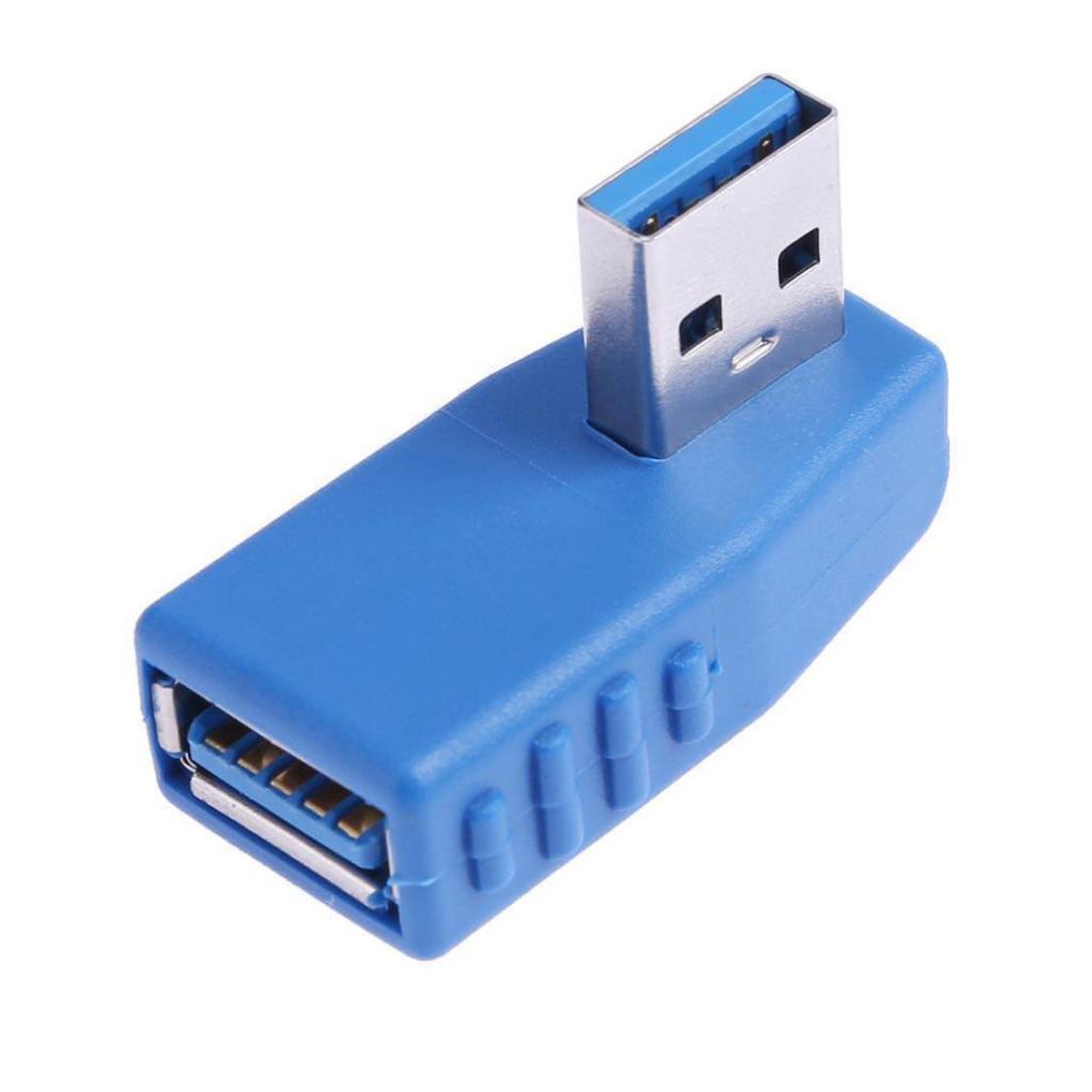 USB 3.0 A Male to Female Extension Cable 90Degree Right Angle Adaptor Plug
