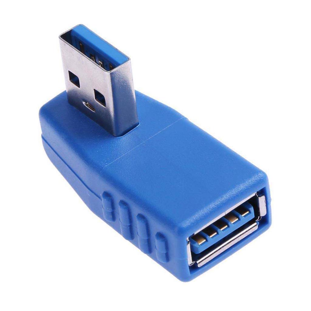 USB 3.0 A Male to Female Extension Cable 90Degree Right Angle Adaptor Plug