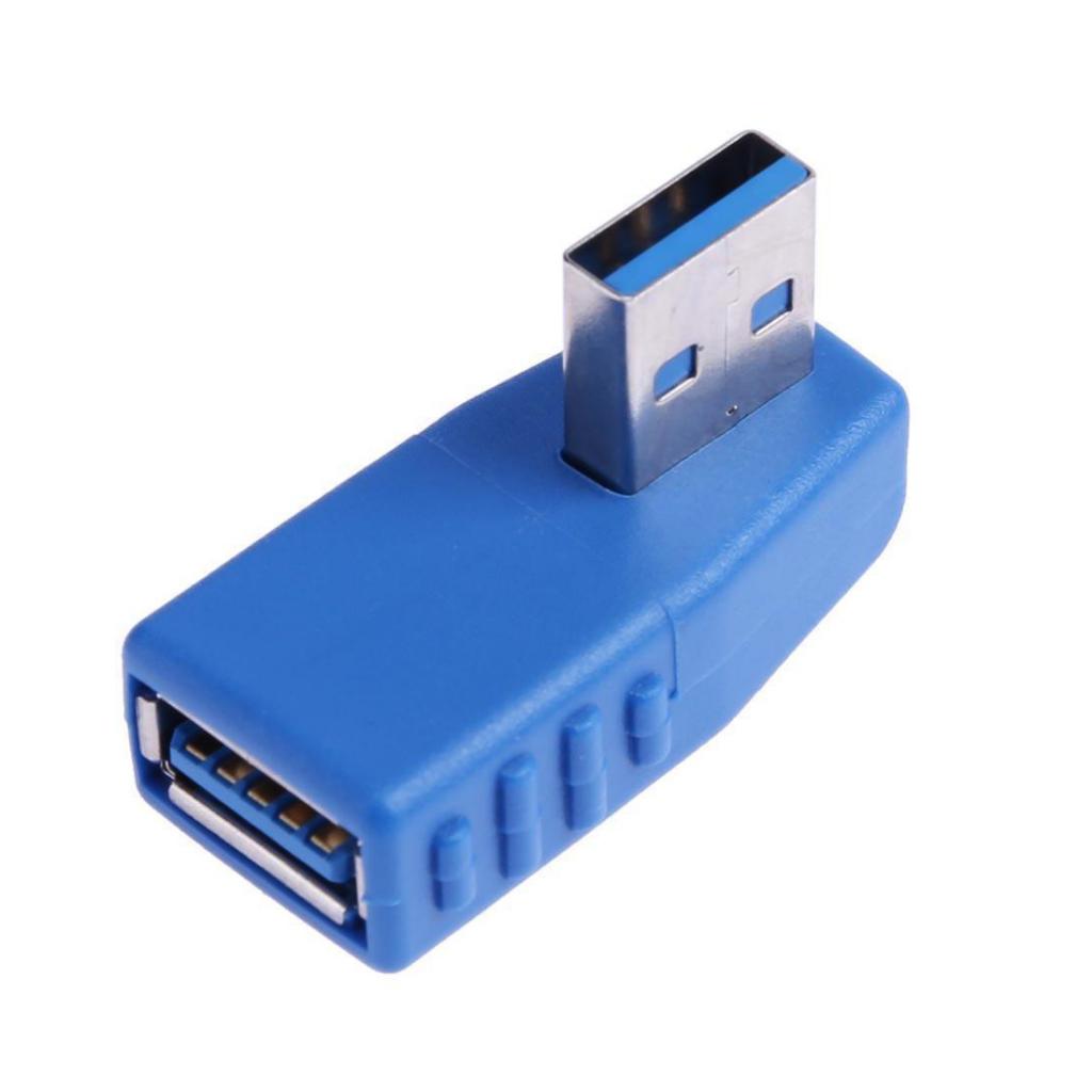 USB 3.0 A Male to Female Extension Cable 90Degree Right Angle Adaptor Plug