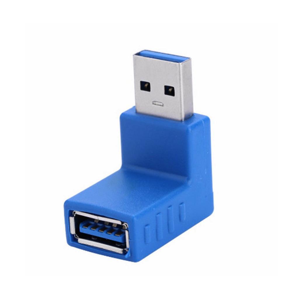 USB 3.0 A Male to Female Extension Cable 90Degree Right Angle Adaptor Plug