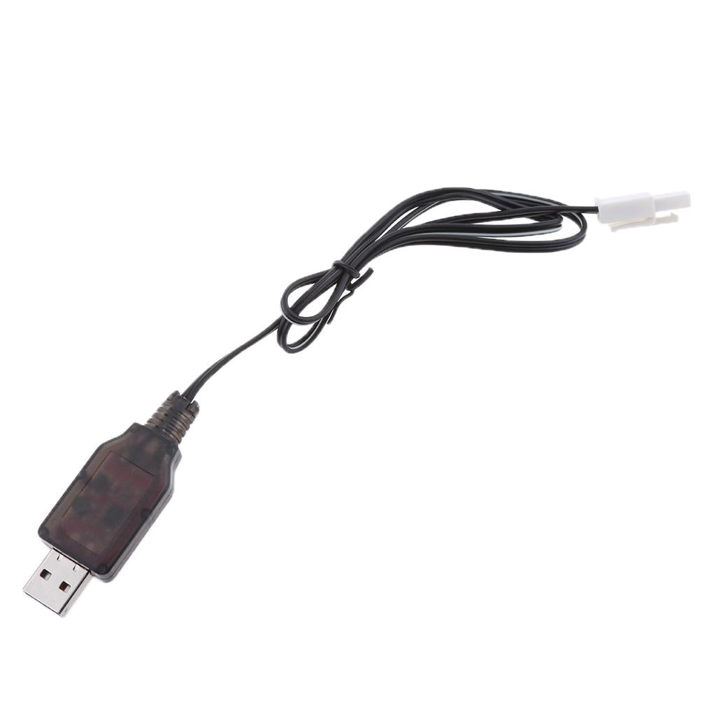 7.2V USB to EL-2P Plug NI-MH/NI-Cd Battery Charging Cable for RC Drone Toys