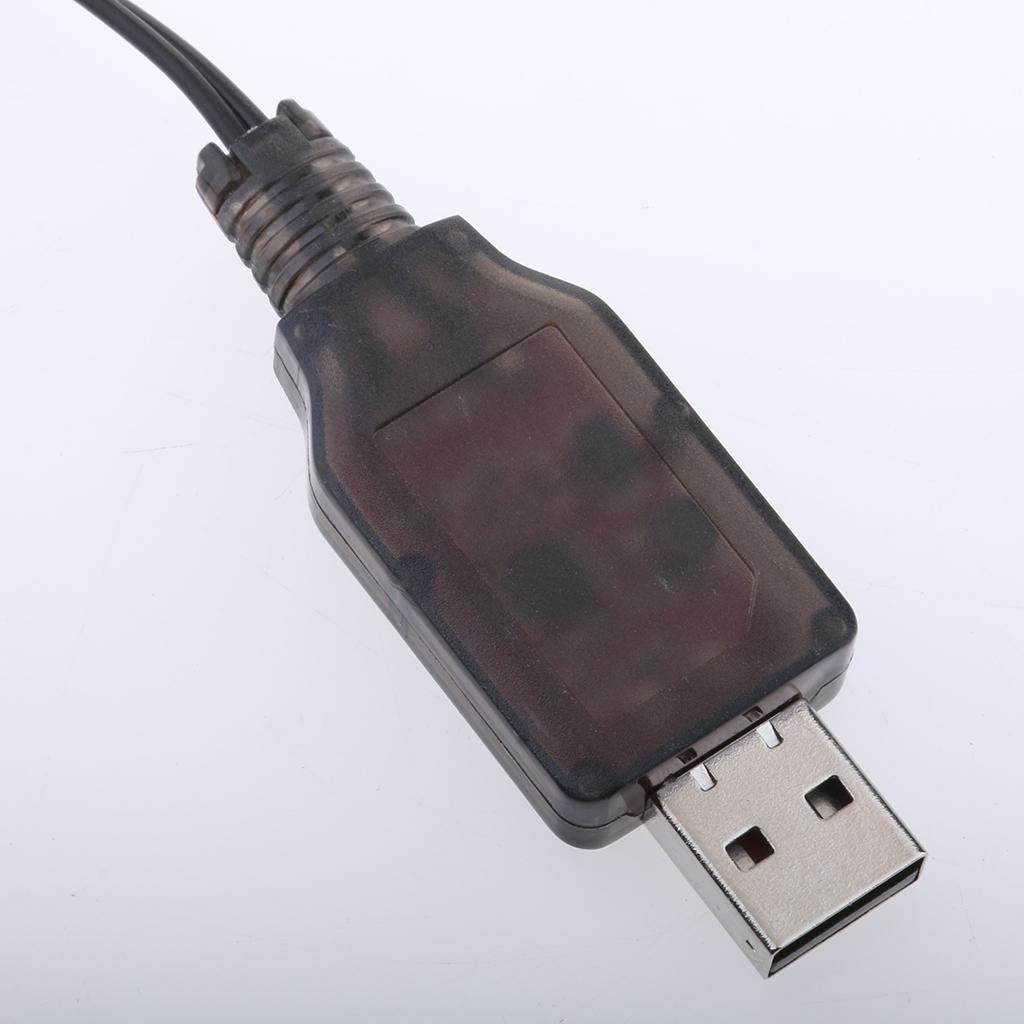 7.2V USB to EL-2P Plug NI-MH/NI-Cd Battery Charging Cable for RC Drone Toys