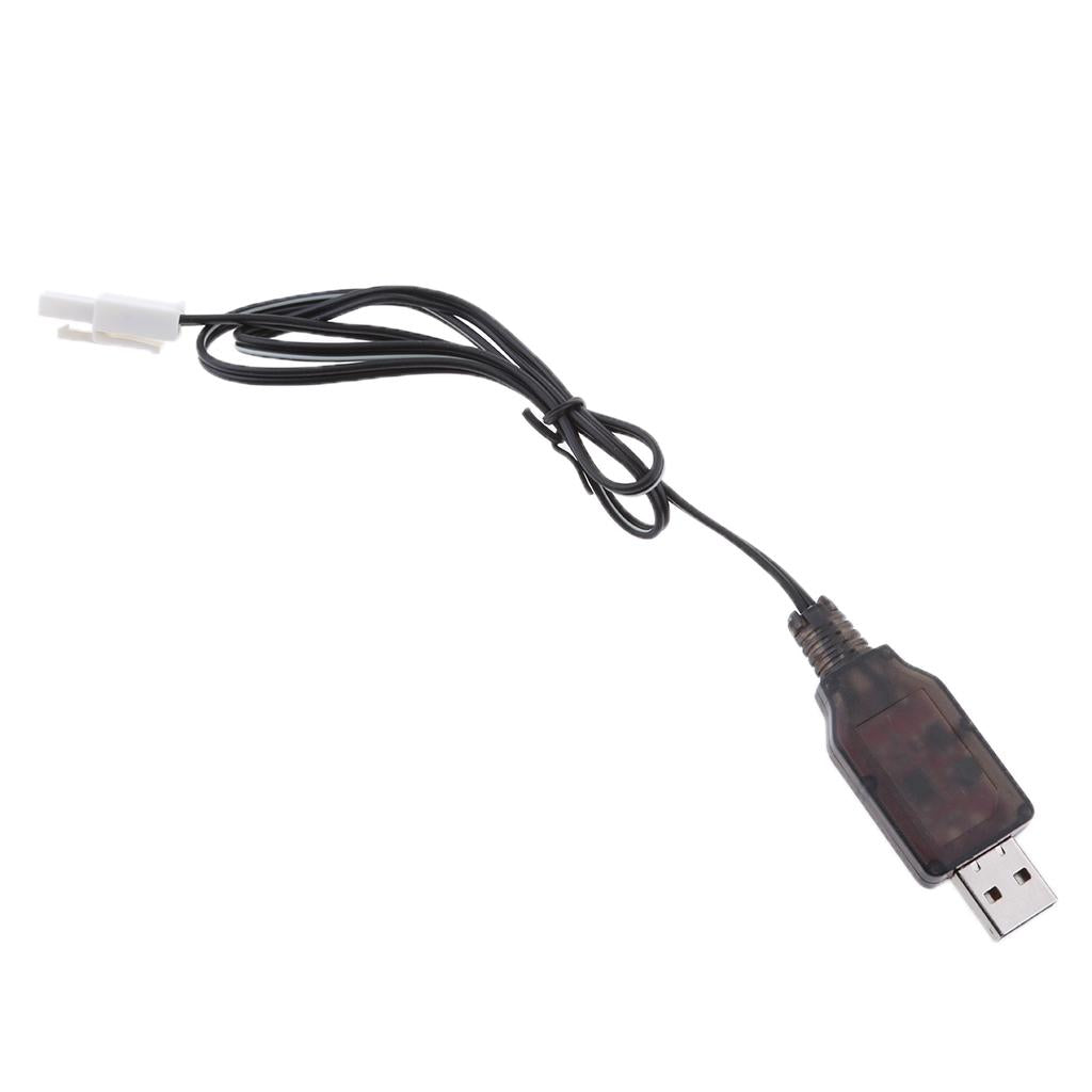 7.2V USB to EL-2P Plug NI-MH/NI-Cd Battery Charging Cable for RC Drone Toys