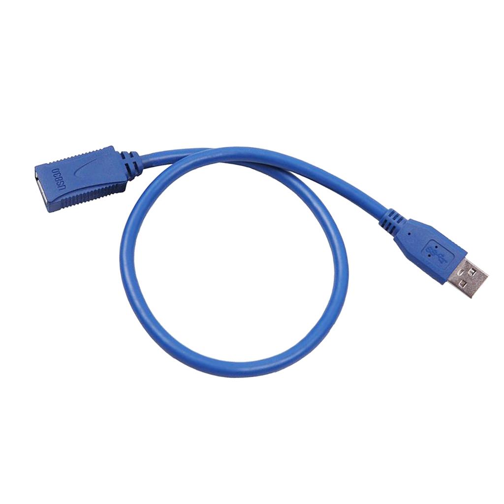 3xSuperSpeed USB 3.0 Male to Female Data Cable Extension Cord For Laptop