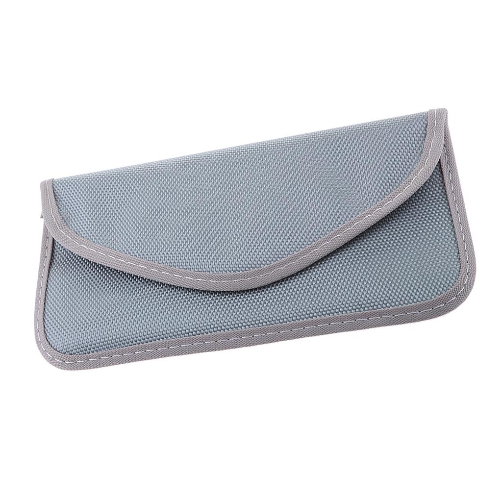 Cell Phone Anti-tracking Anti-GPS RFID Signal Blocker Pouch Bag  silver
